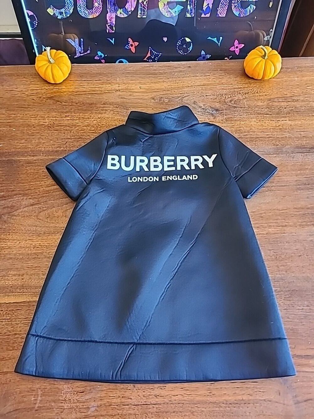 Burberry Dress For Girls Size 4 Black